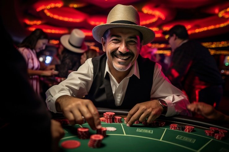Roda Monopoly Live dan pembawa acara di studio mahjongjp88